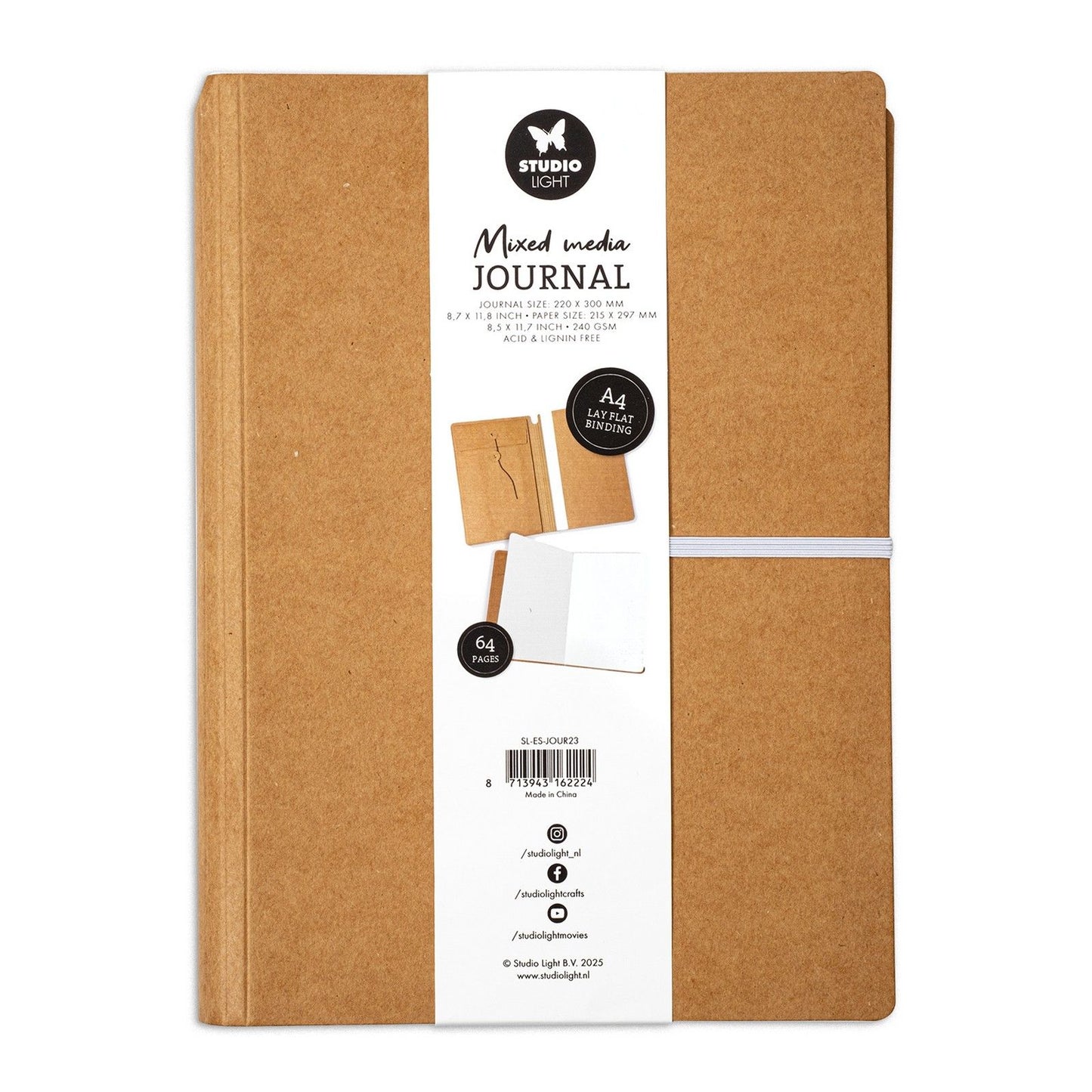 Studio Light • Essentials Mixed-Media-Tagebuch im A4-Format
