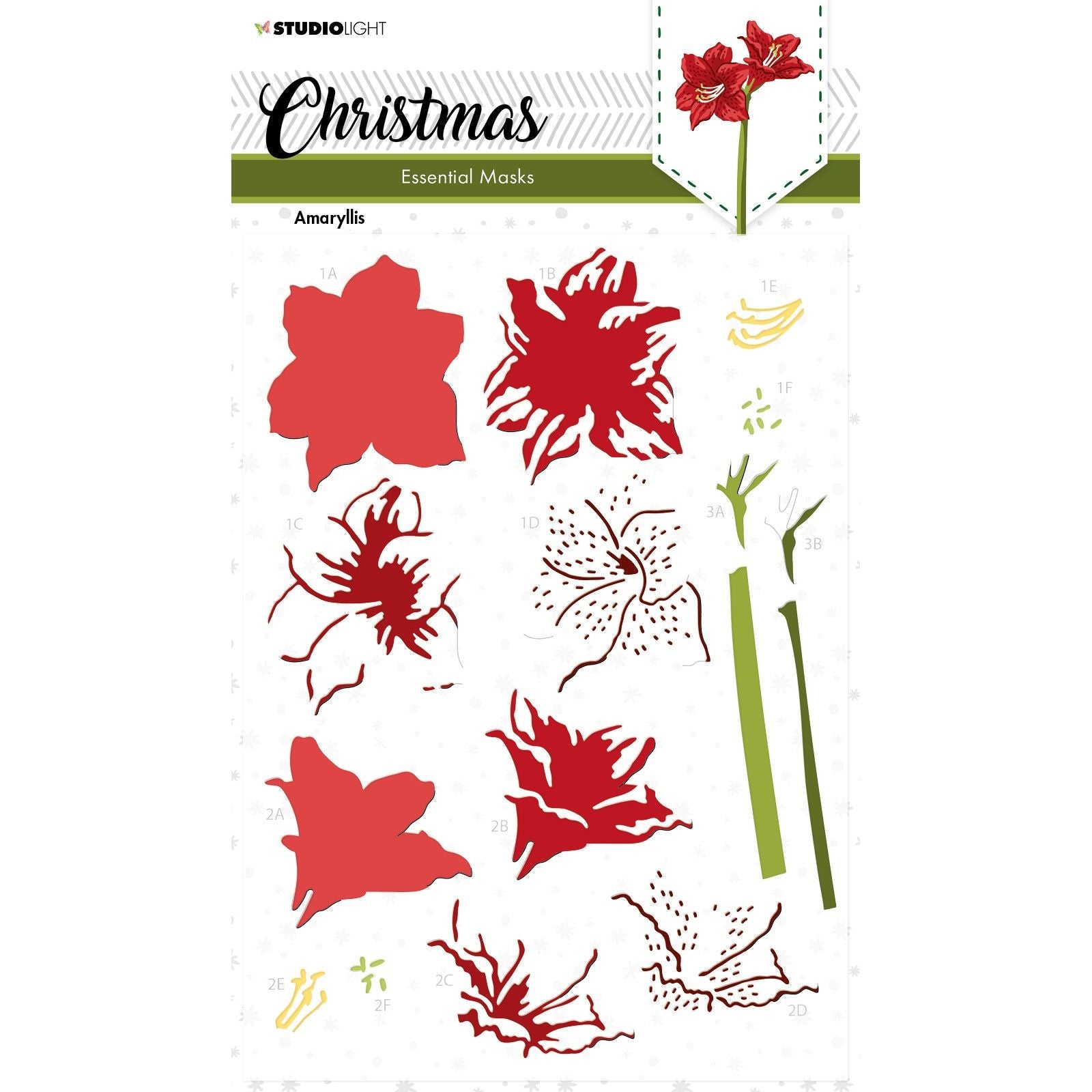 Studiolicht • Essentials-Maskenschablone Amaryllis