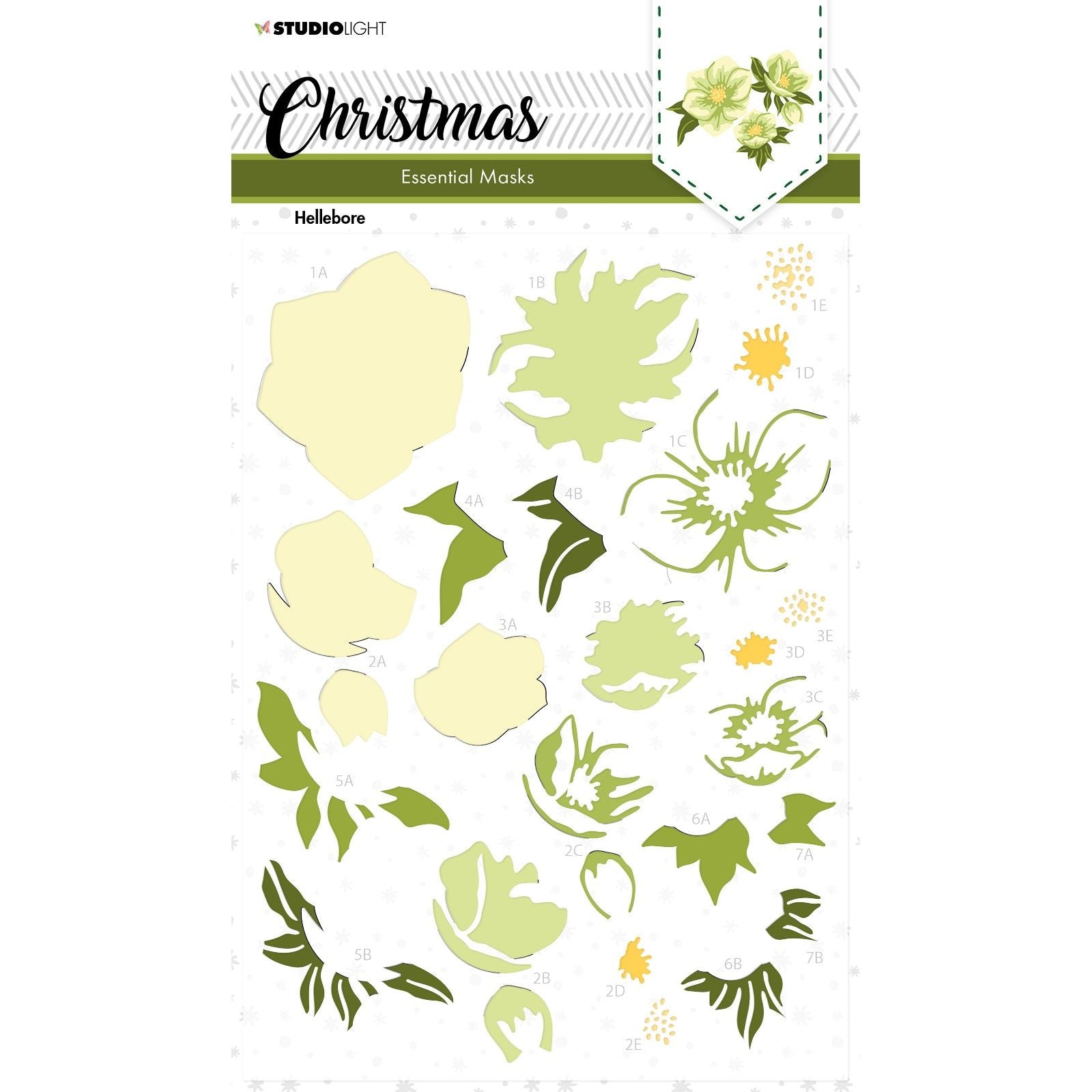 Studiolicht • Essentials-Maskenschablone Helleborus