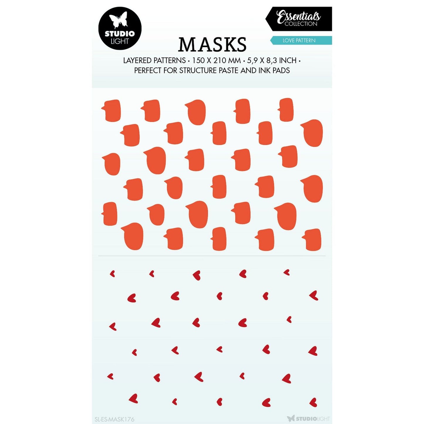 Studiolicht • Essentials Maske Schablone Liebe