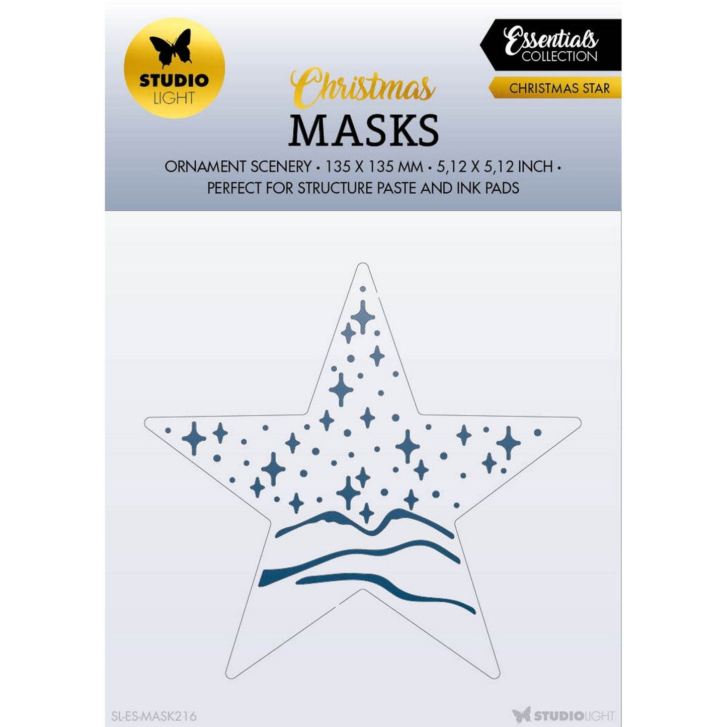 Studiolicht • Essentials Maske Weihnachtsstern
