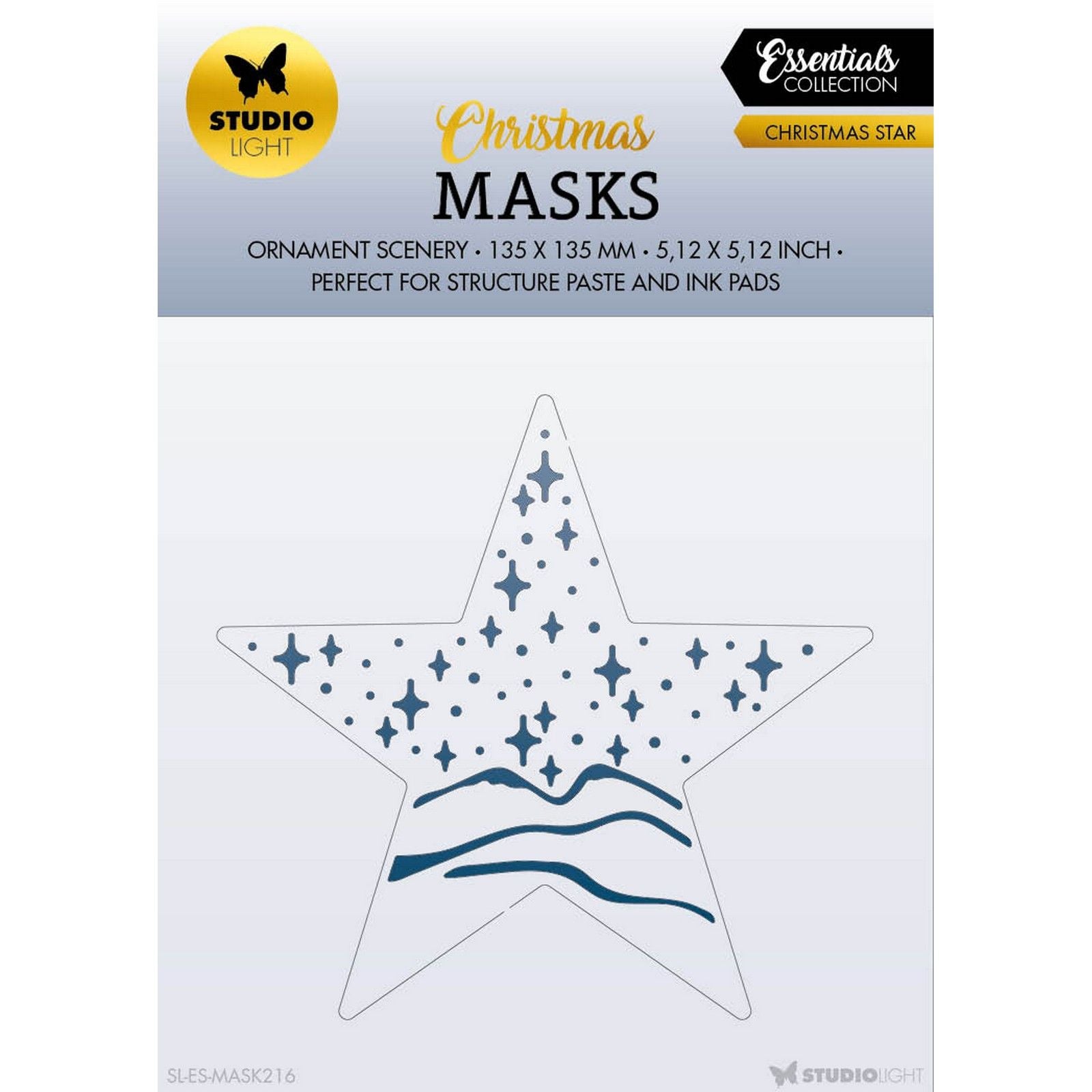 Studiolicht • Essentials Maske Weihnachtsstern