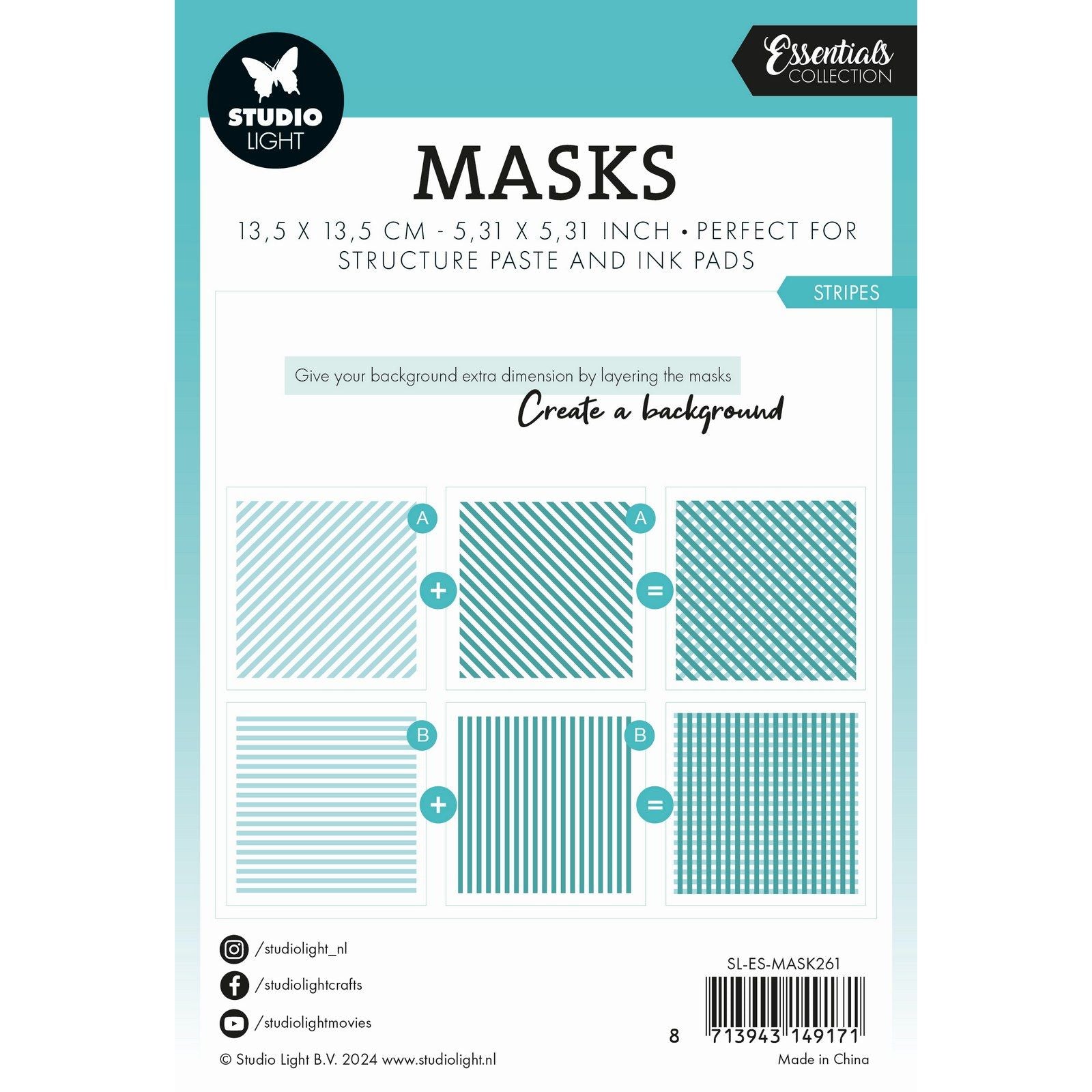 Studiolicht • Essentials-Maskenschablonenstreifen