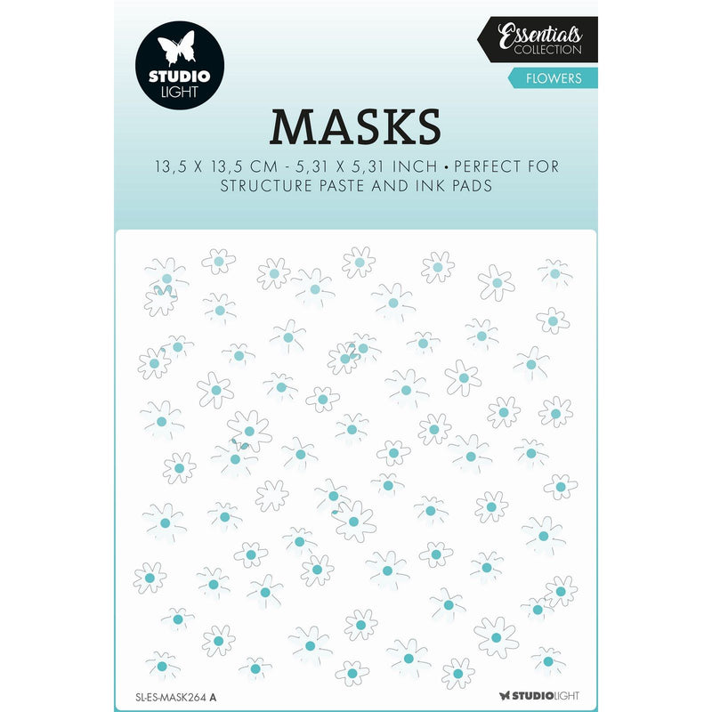 Studiolicht • Essentials-Maske, Schablonenblumen