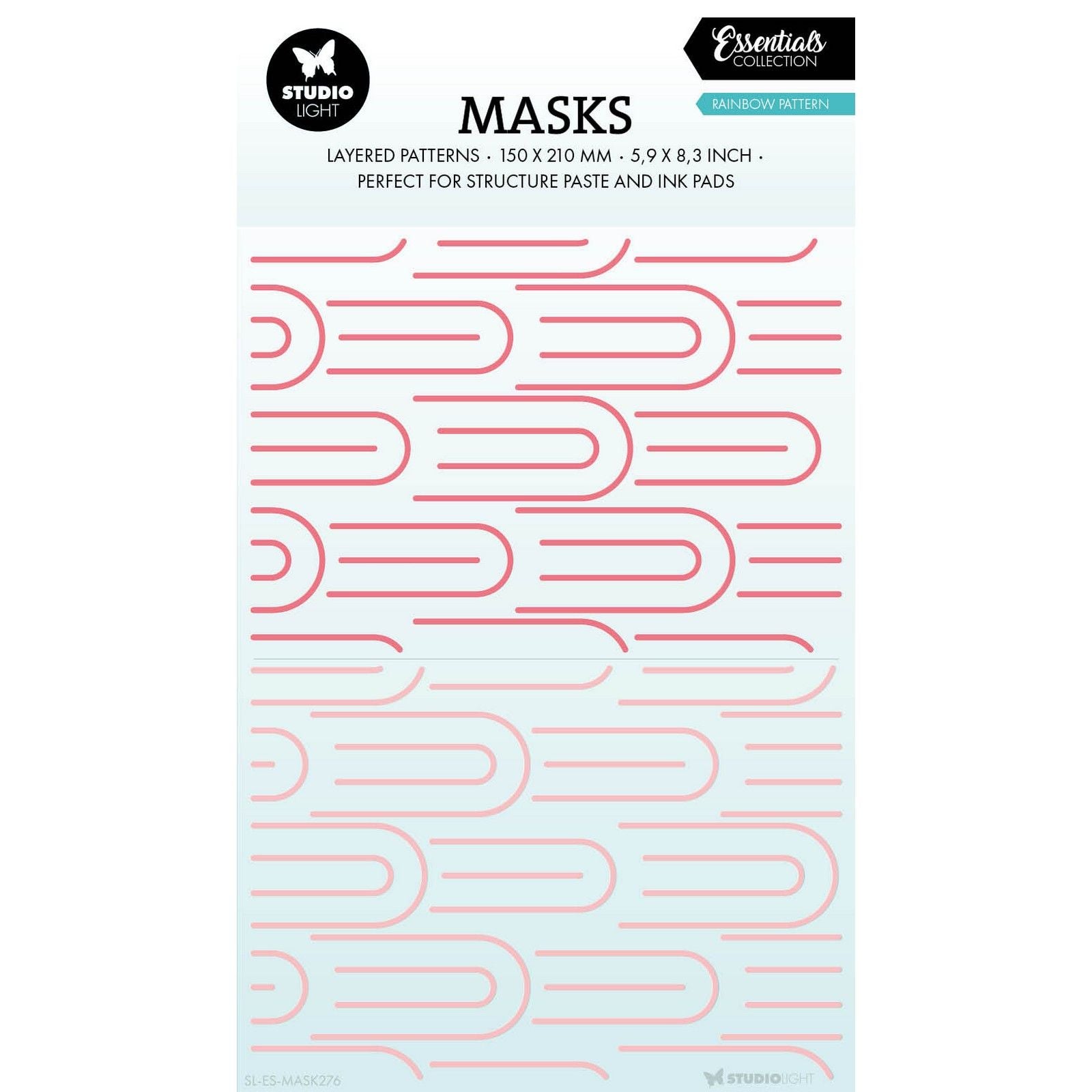 Studiolicht • Essentials Maske Regenbogenmuster
