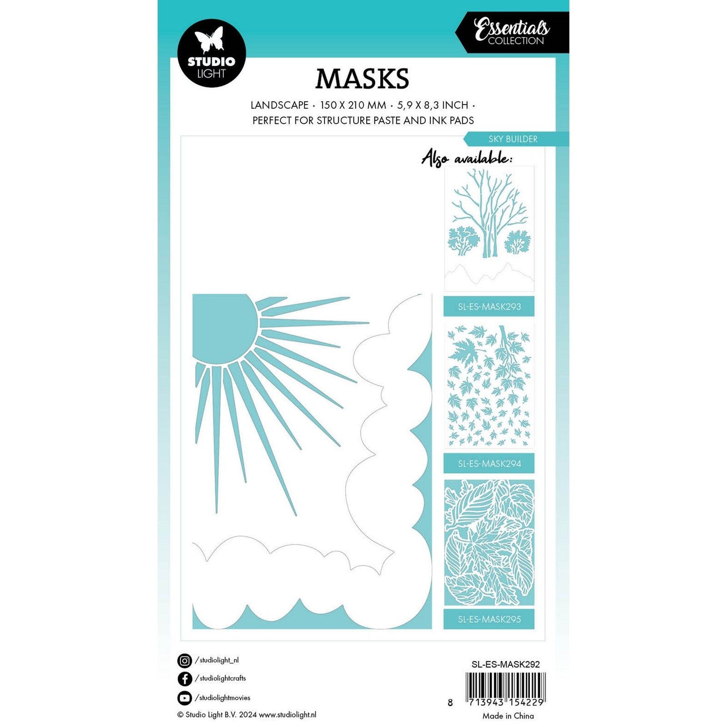 Studiolicht • Essentials Mask Schablone Sky Builder