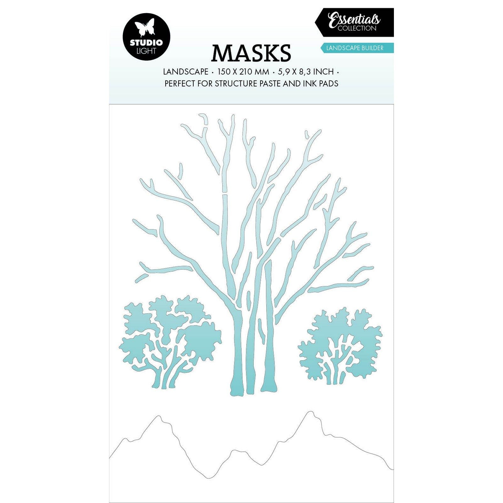 Studiolicht • Essentials-Maskenschablonen-Landschaftsbauer