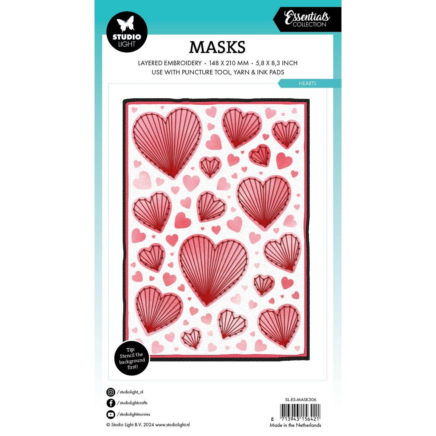 Studiolicht • Essentials Punktionswerkzeug Maske Herzen