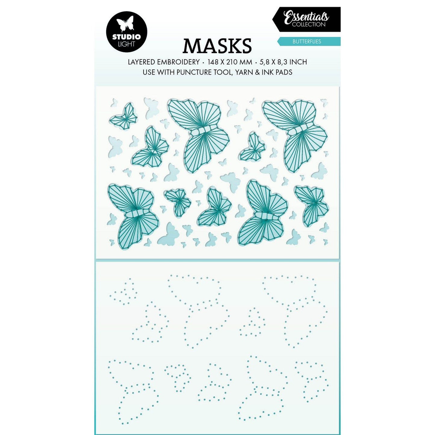 Studiolicht • Essentials Punktionswerkzeug Maske Schmetterlinge