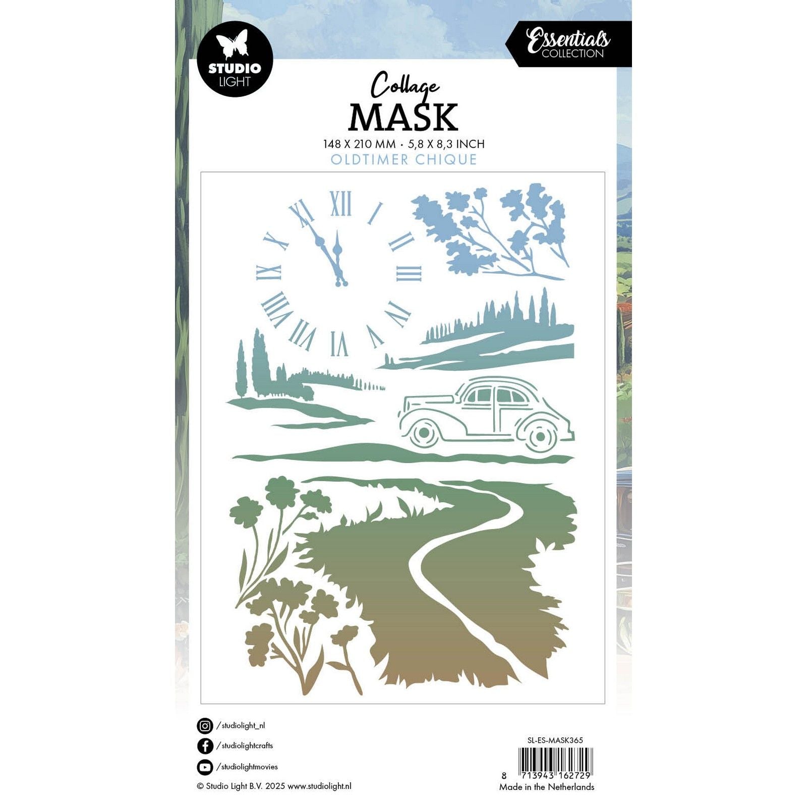 Studiolicht • Essentials Maske Schablone Oldtimer-Chic