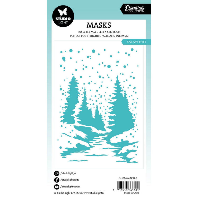 Studioleuchte • Maske Snowy River Essentials 105x148x1mm