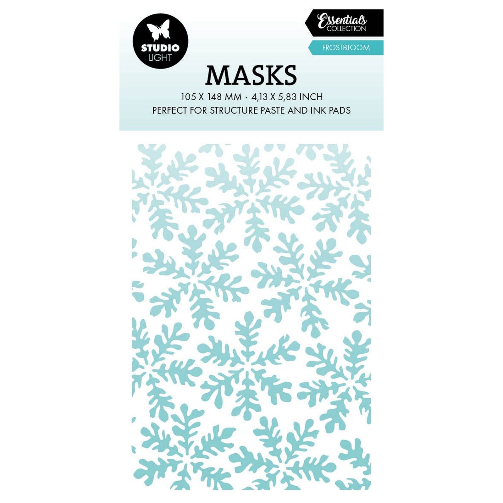 Studioleuchte • Maske Frostbloom Essentials 105x148x1mm