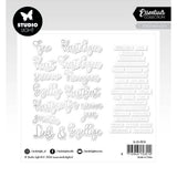 Studioleuchte • Essentials Papierelemente Silber Weihnachtswünsche - afbeelding 2