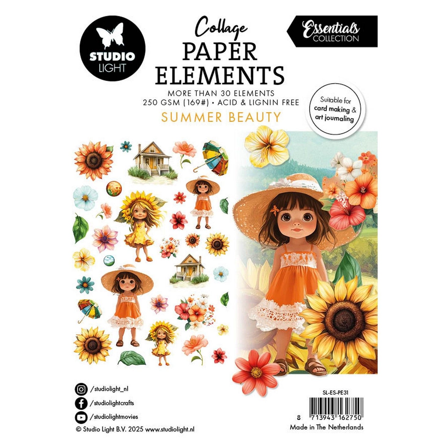 Studiolicht • Essentials, Papierelemente, Sommerschönheit