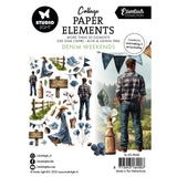 Studio Light • Essentials Paper Elements Denim-Wochenenden - afbeelding 1
