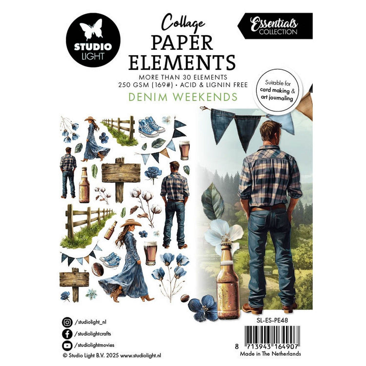 Studio Light • Essentials Paper Elements Denim-Wochenenden
