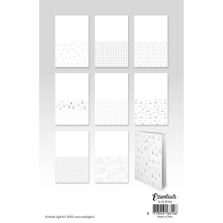 Studiolicht • Essentials Folienkarten mit silbernen Mustern