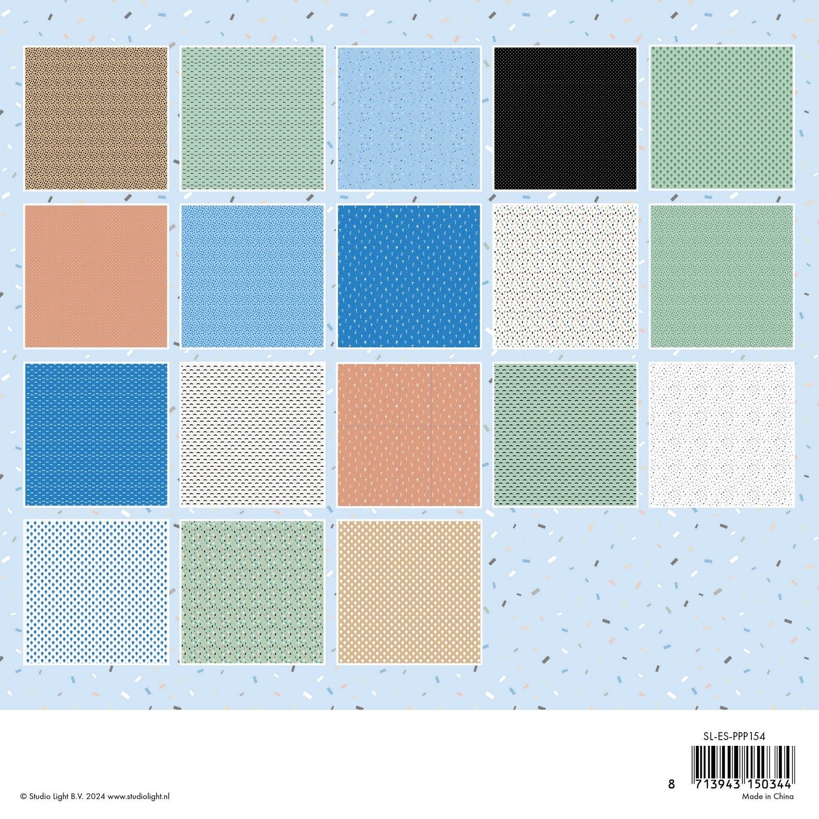 Studiolicht • Essentials-Muster-Papierblock-Hintergrunddesigns