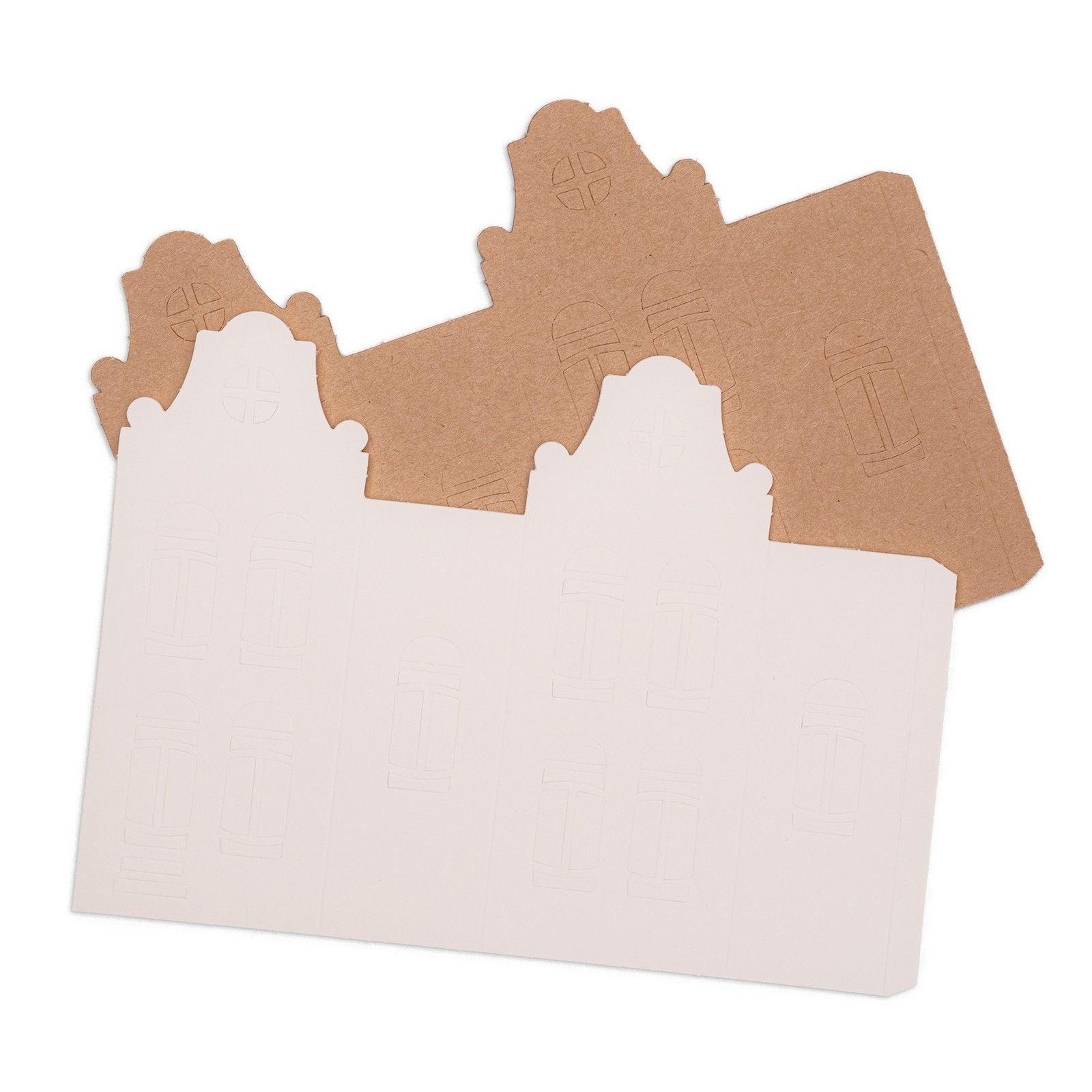 Studioleuchte • Essentials, gestanzte Papierhäuser, klassisches Haus