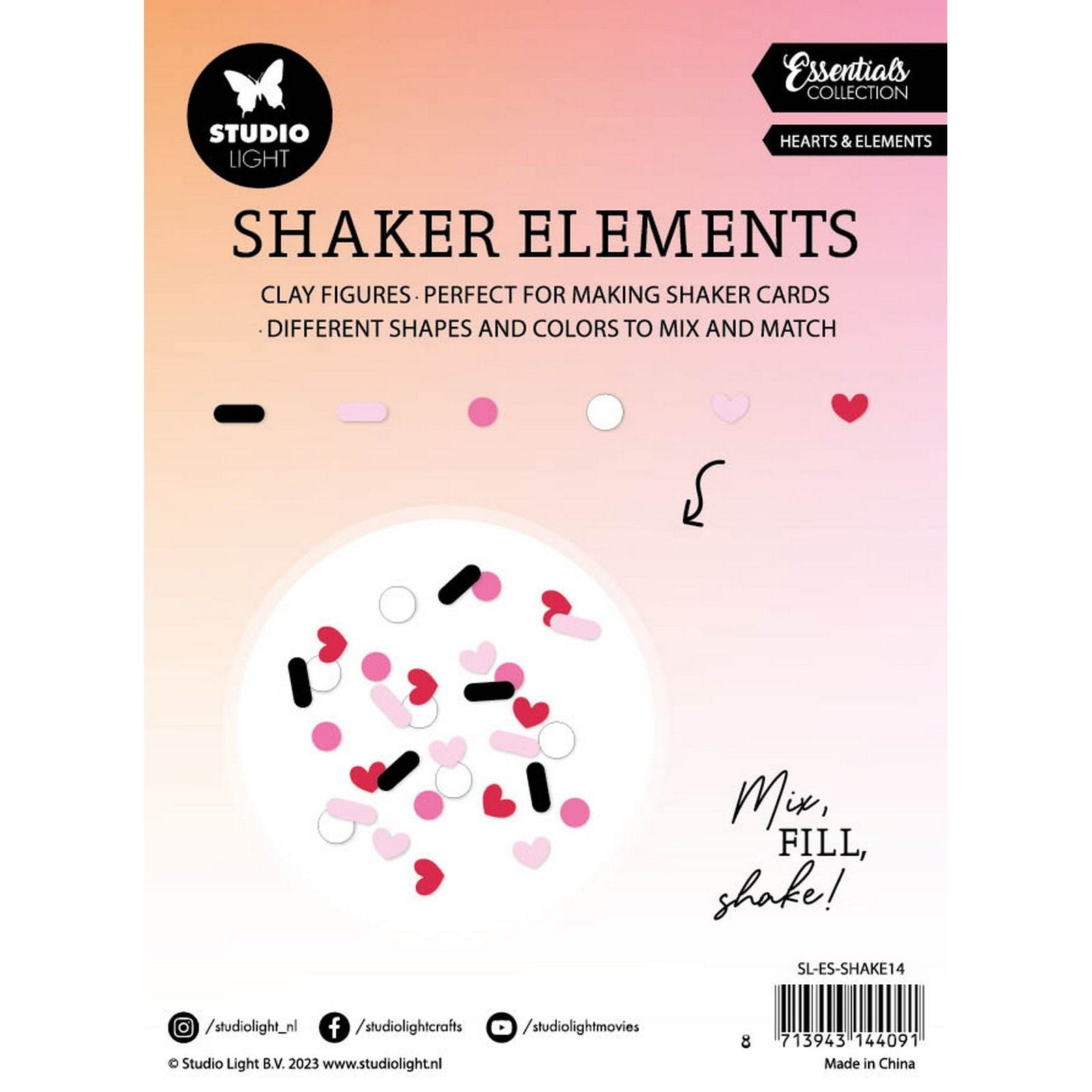 Studiolicht • Wesentliche Shaker-Elemente, Herz-Elemente