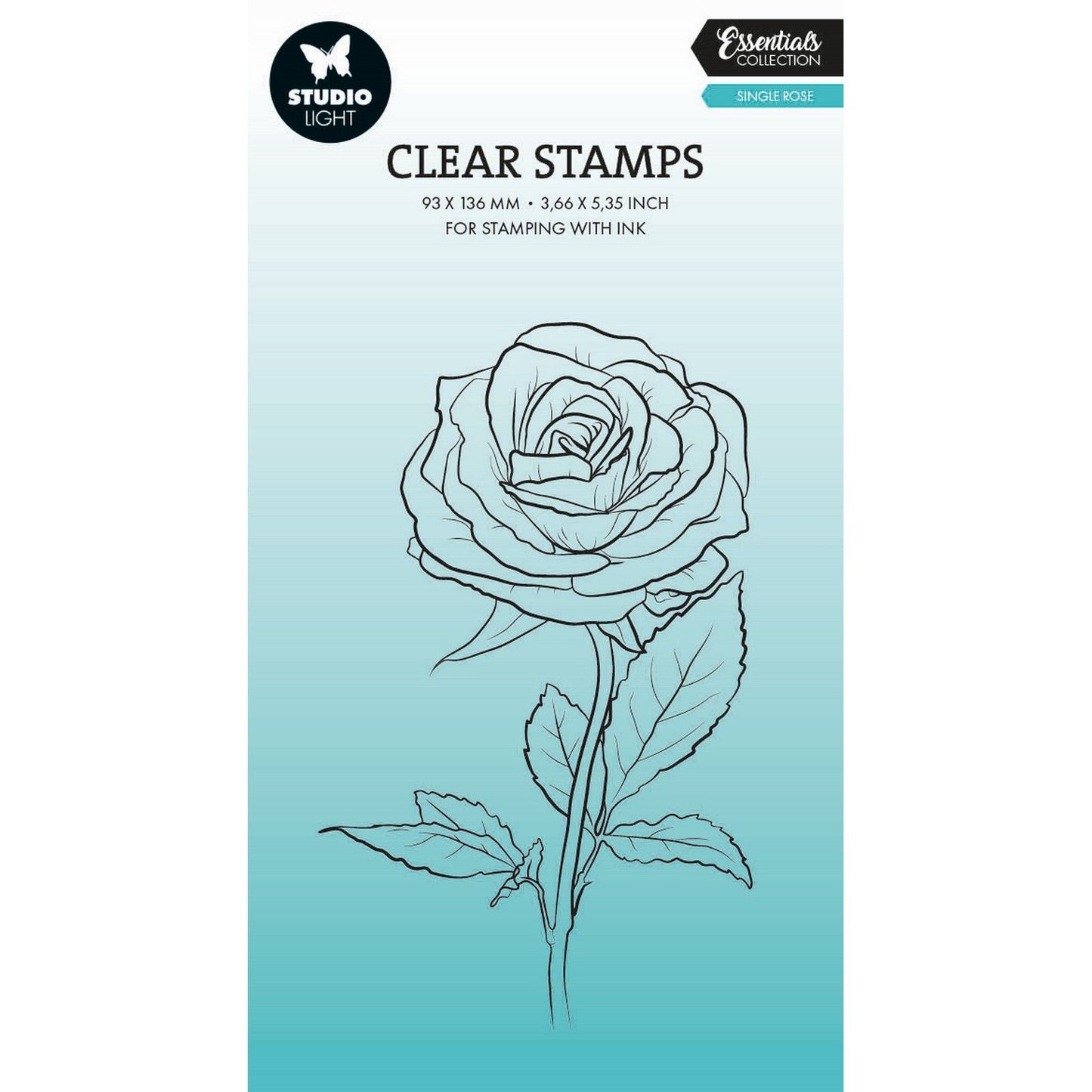 Studioleuchte • Essentials Clear Stamp Single Rose