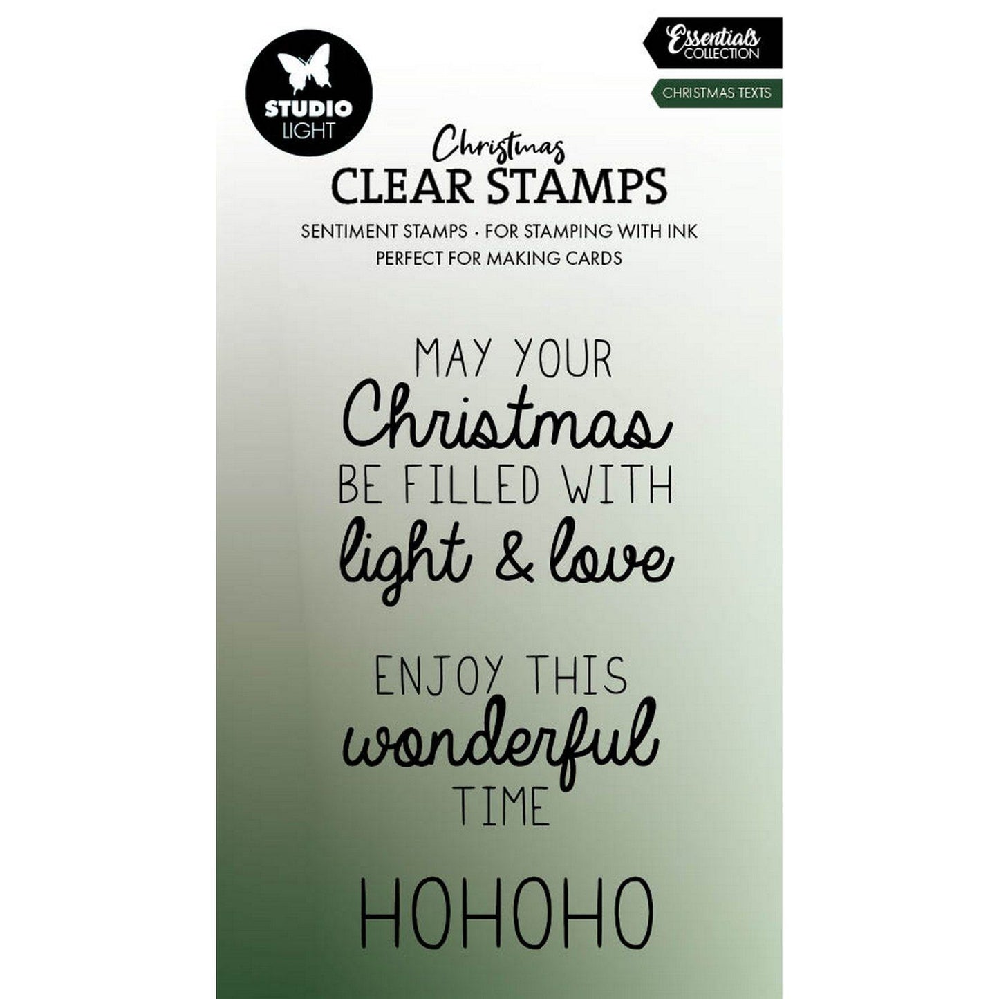 Studiolicht • Essentials Clear Stamp Weihnachtstexte