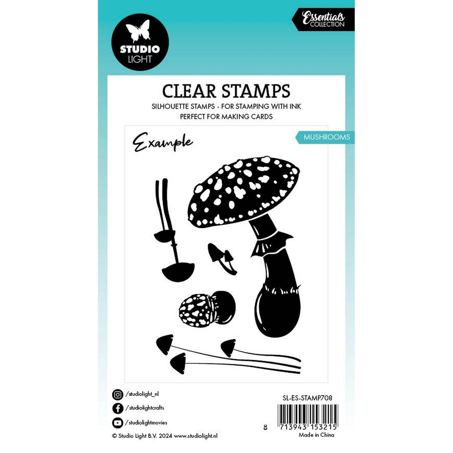 Studiolicht • Essentials Clear Stamp Pilze