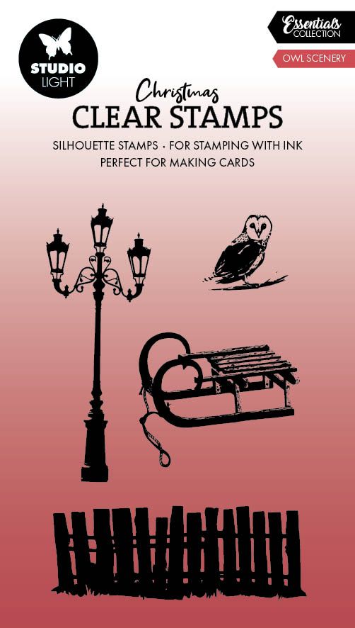Studioleuchte • Essentials Clear Stamp Eulenlandschaft