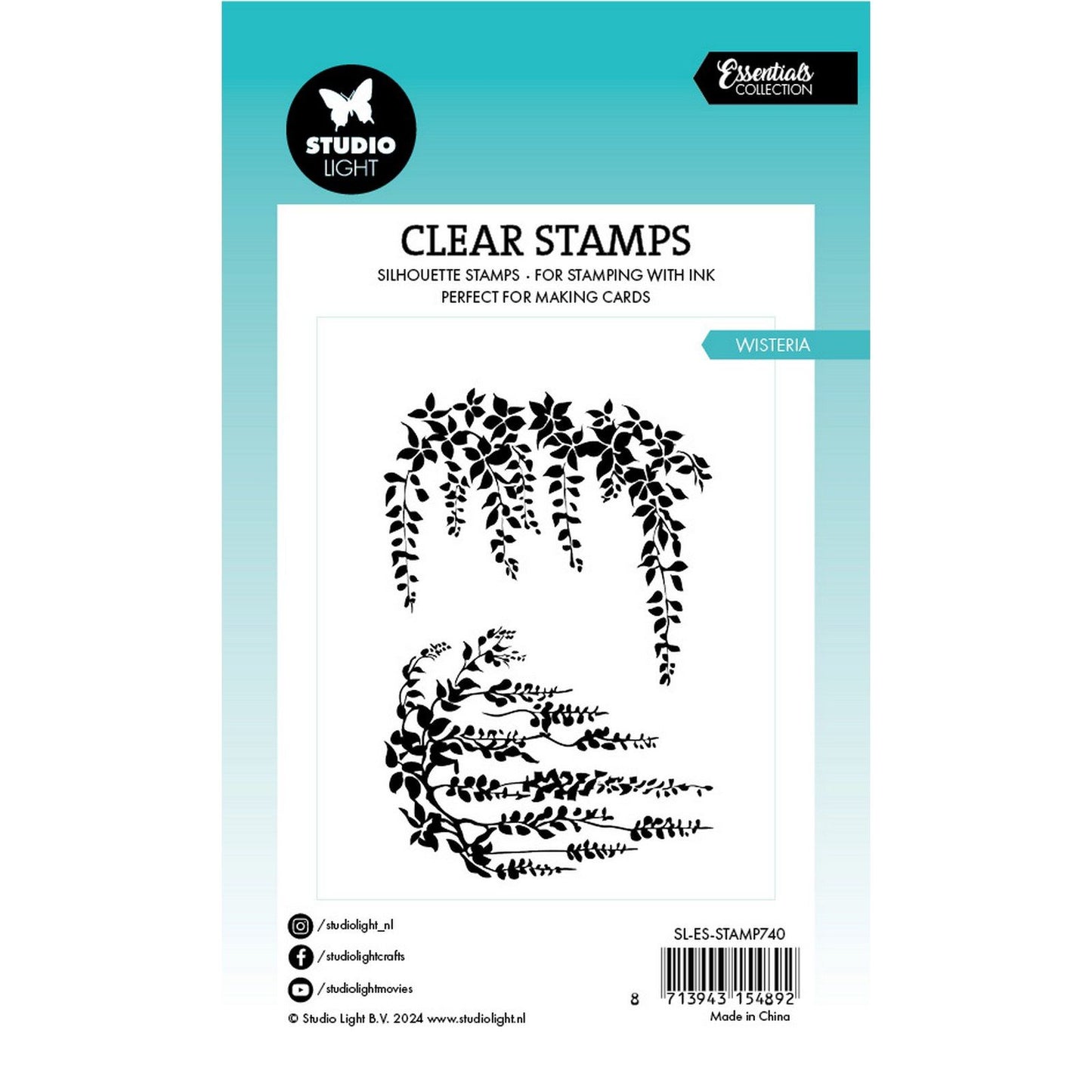 Studiolicht • Essentials Clear Stamp Glyzinien