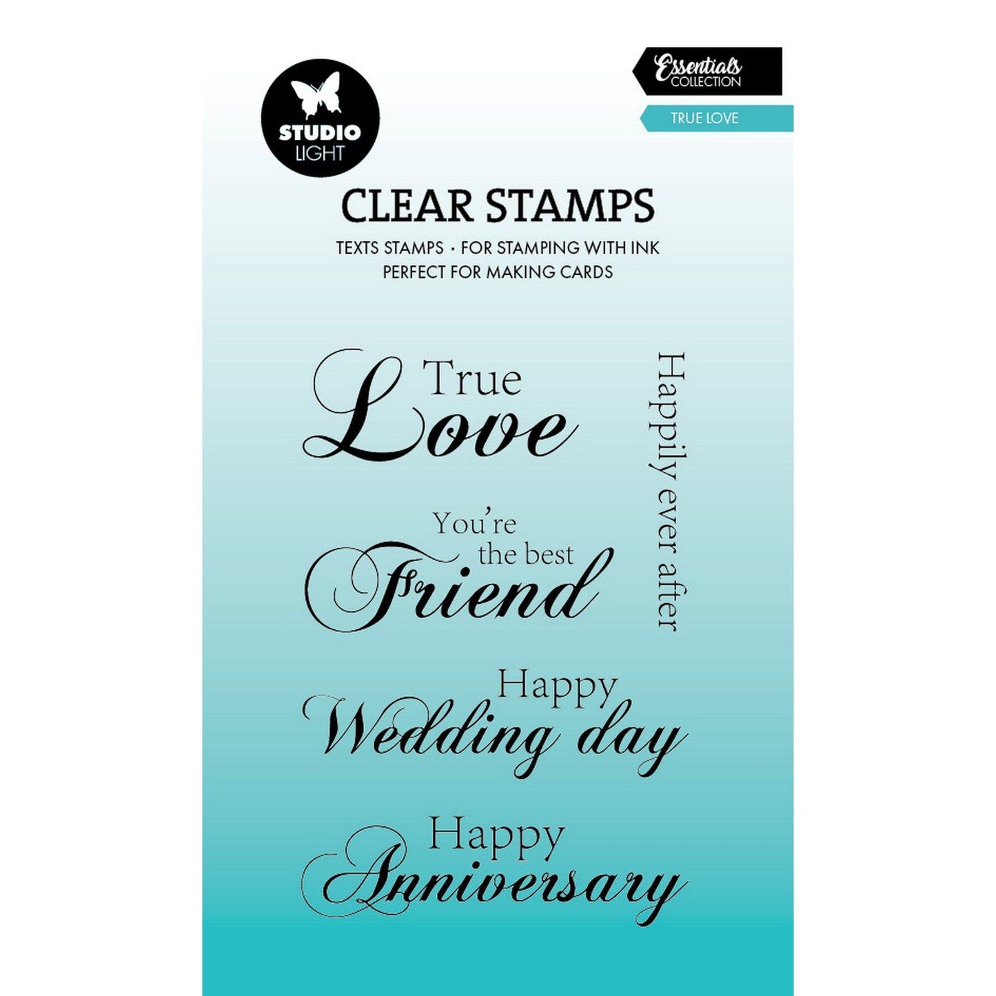Studioleuchte • Essentials Clear Stamp True Love