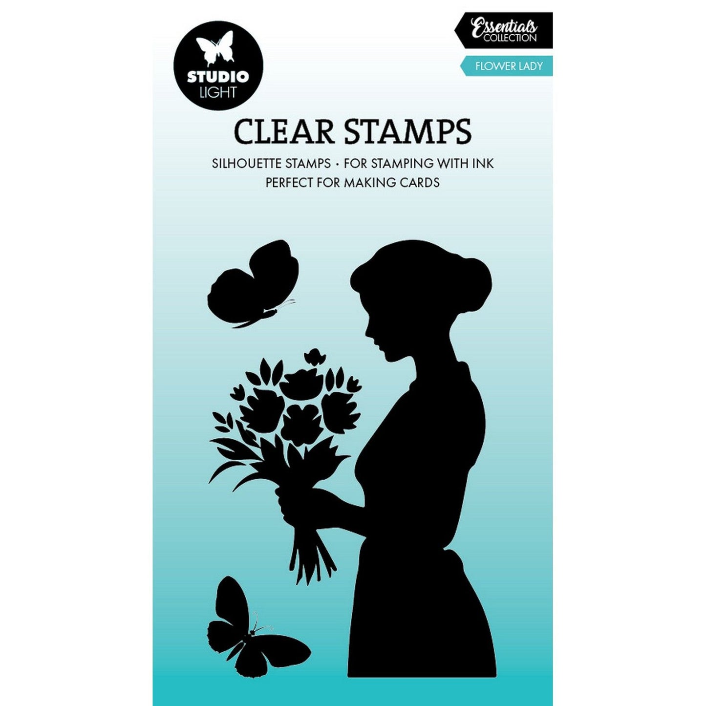Studioleuchte • Essentials Clear Stamp Flower Lady