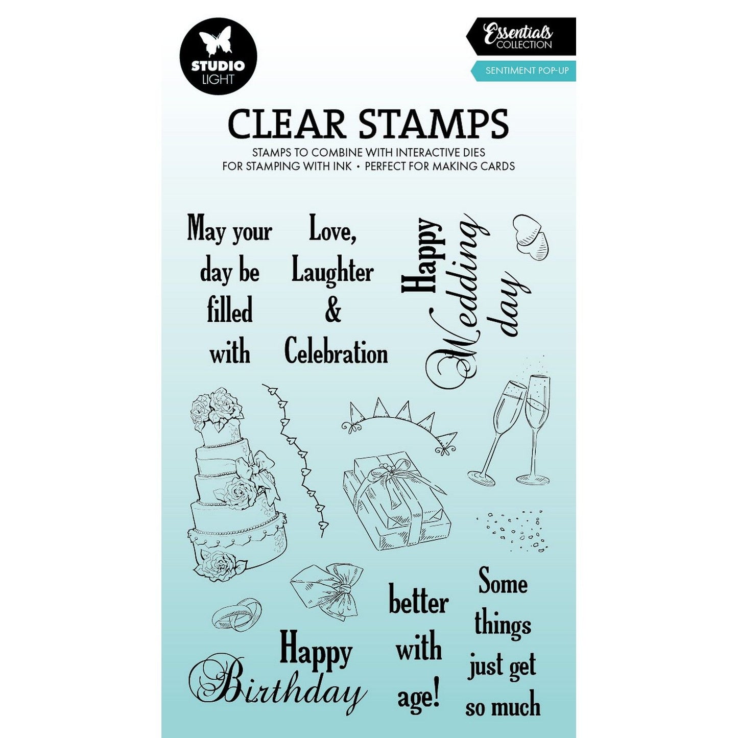 Studioleuchte • Essentials Clear Stamp Turning Pop-Out