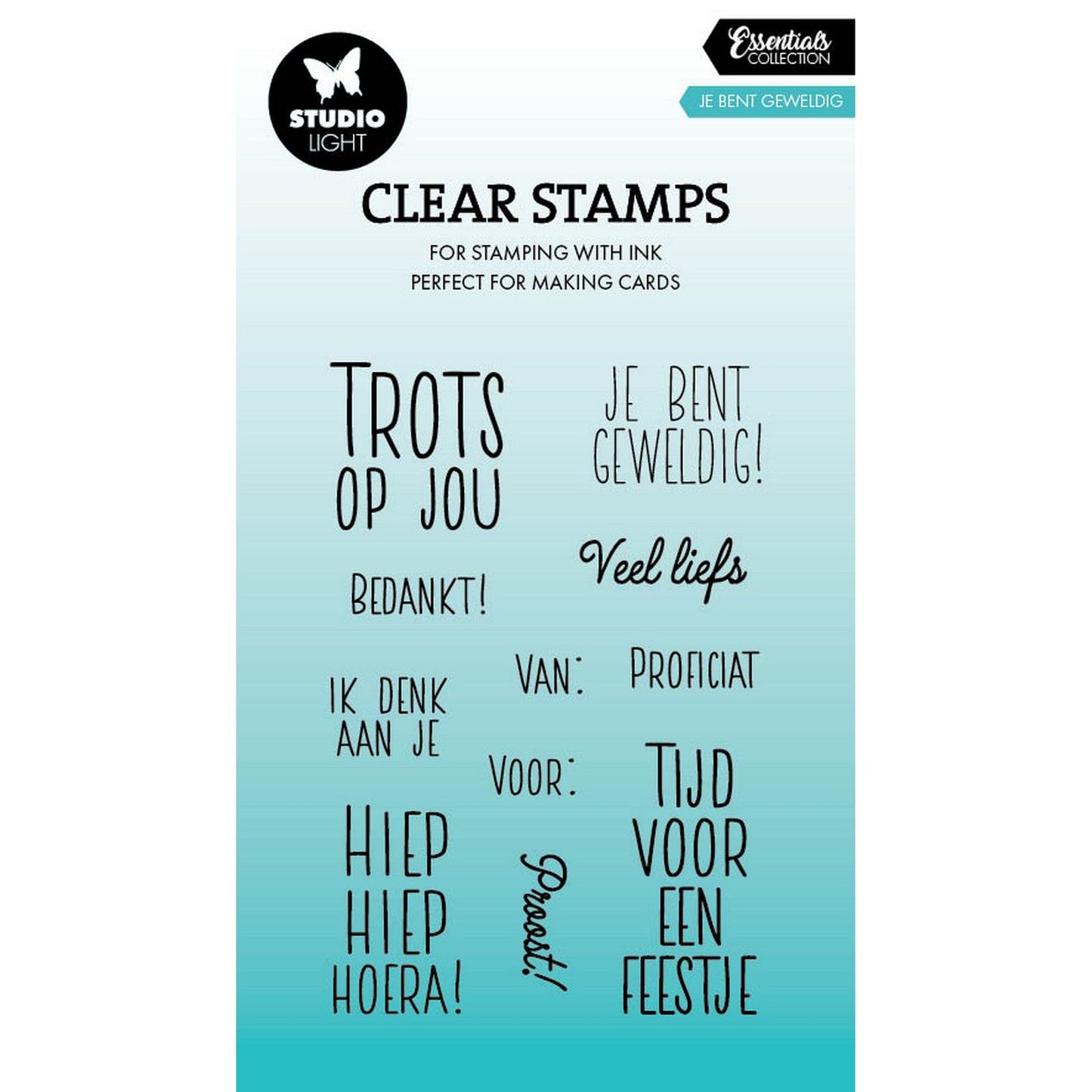 Studioleuchte • Essentials Clear Stamp Du bist großartig