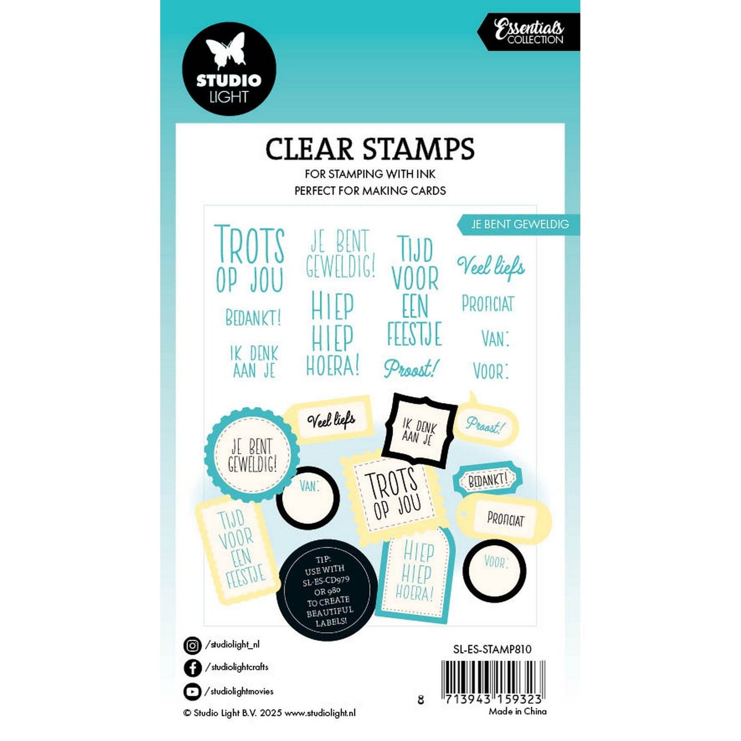 Studioleuchte • Essentials Clear Stamp Du bist großartig