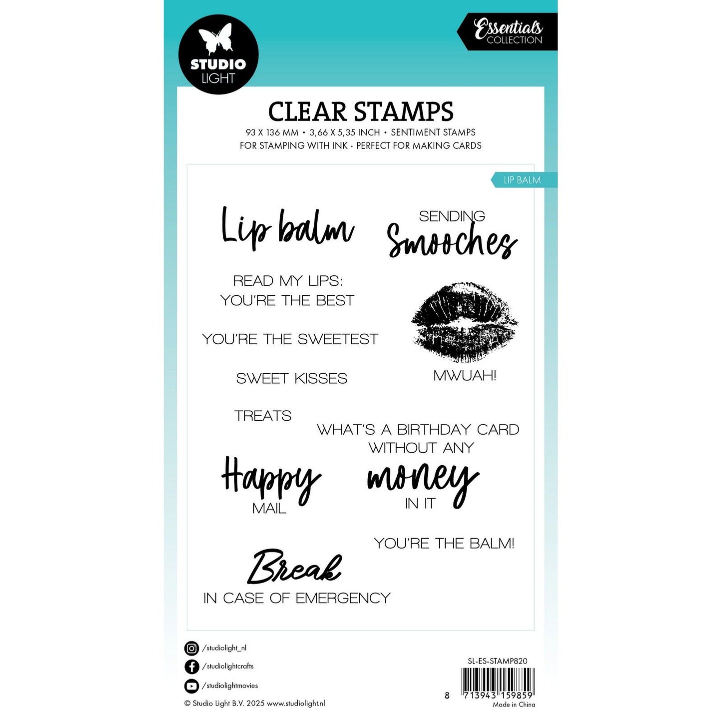 Studio Light • Essentials Clear Stamp Lippenbalsam