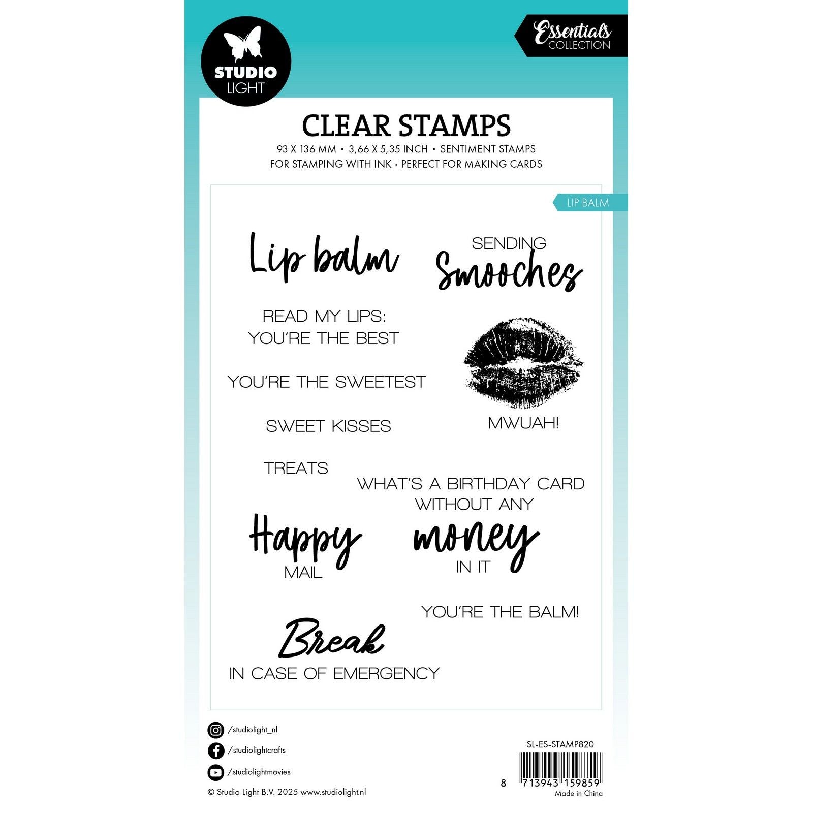 Studio Light • Essentials Clear Stamp Lippenbalsam