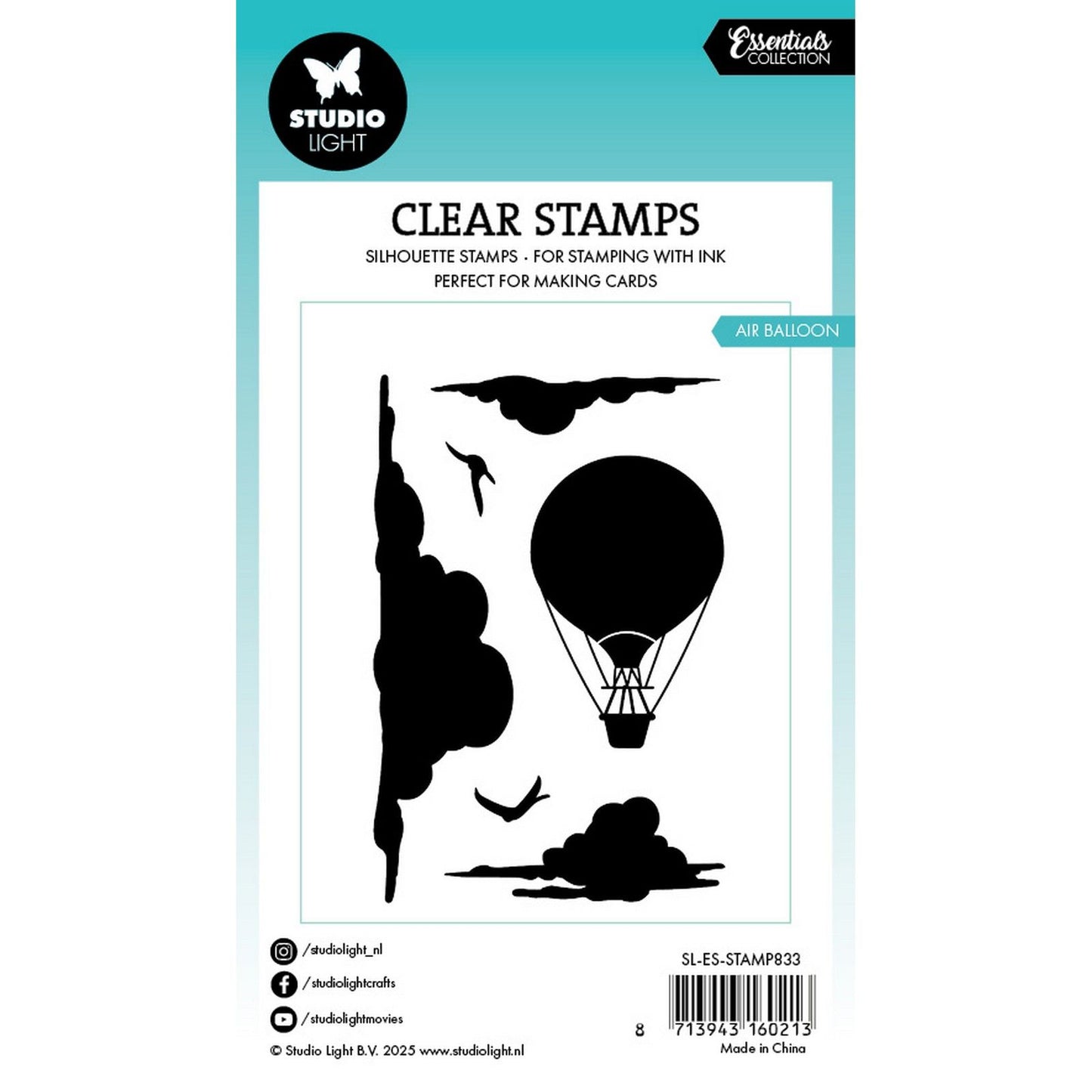 Studioleuchte • Essentials Luftballon mit klarem Stempel