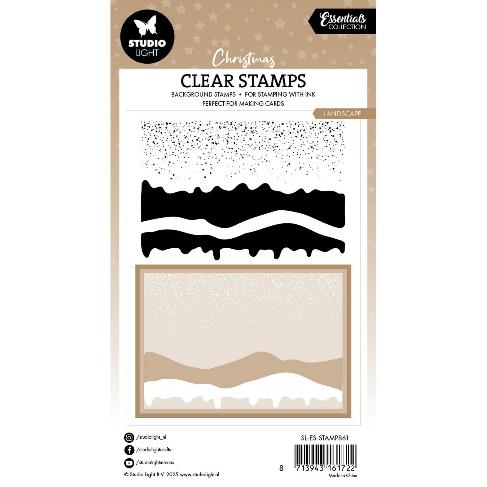 Studiolicht • Essentials Clear Stamp Schneelandschaft