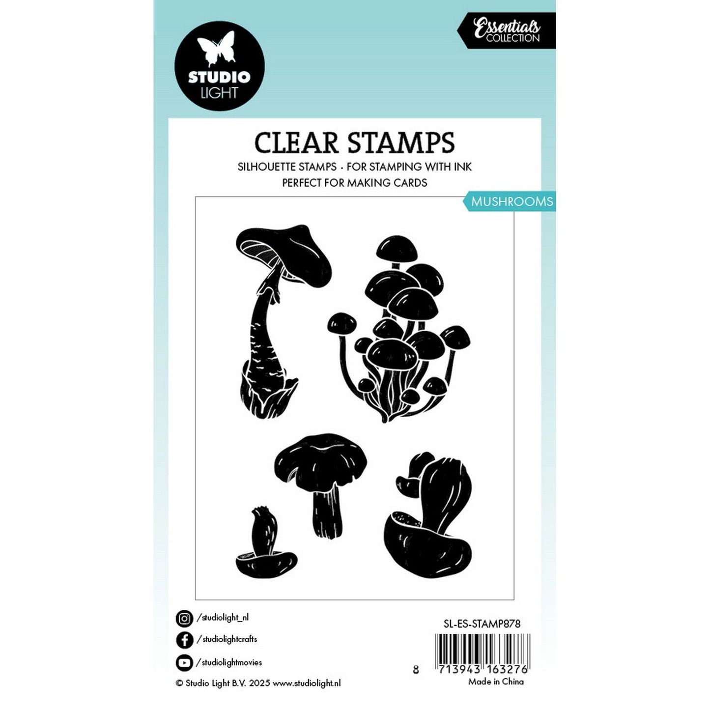 Studiolicht • Essentials Clear Stamp Pilze