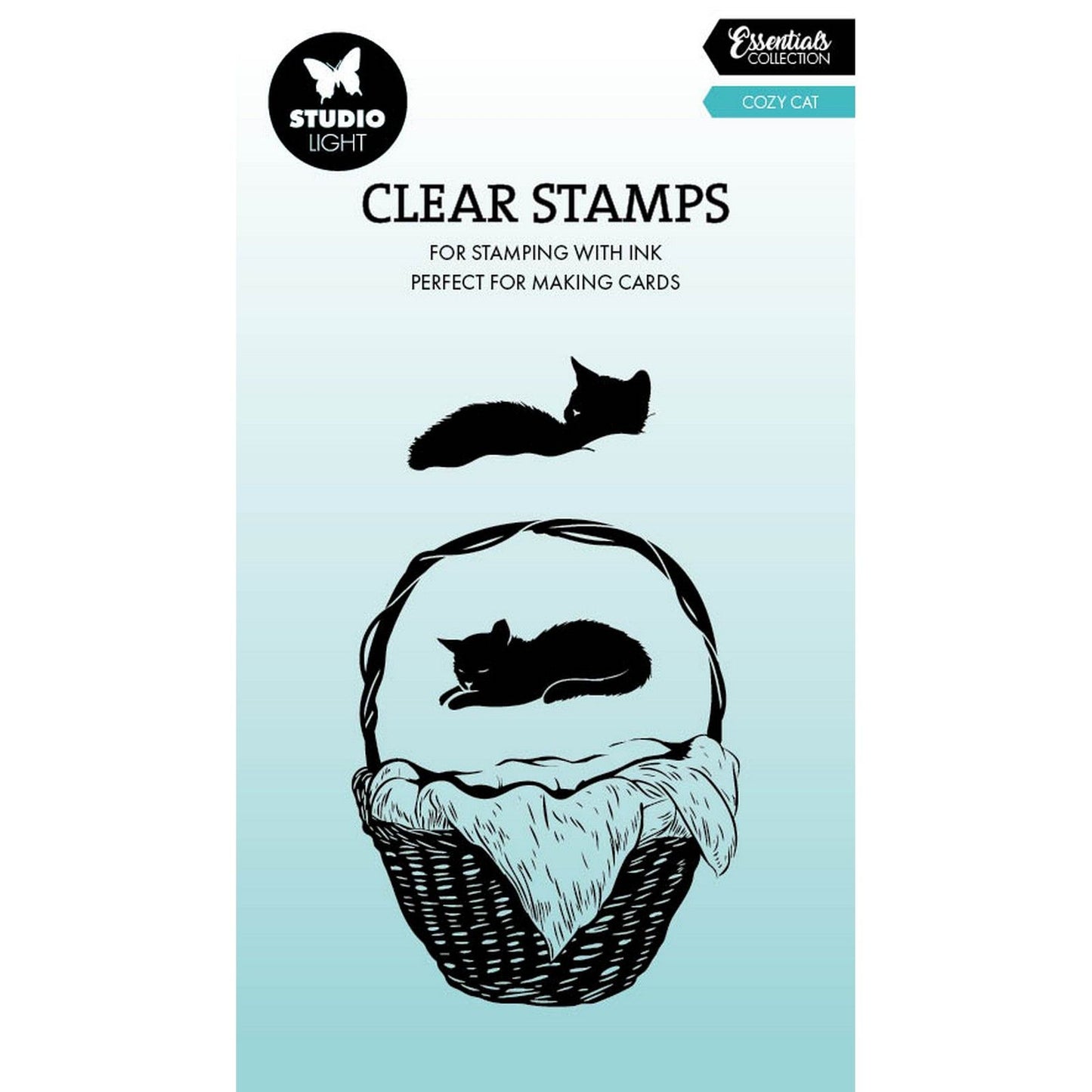 Studio Light • Clear Stamp Cozy Cat Essentials 53x89x3mm 3 Stück