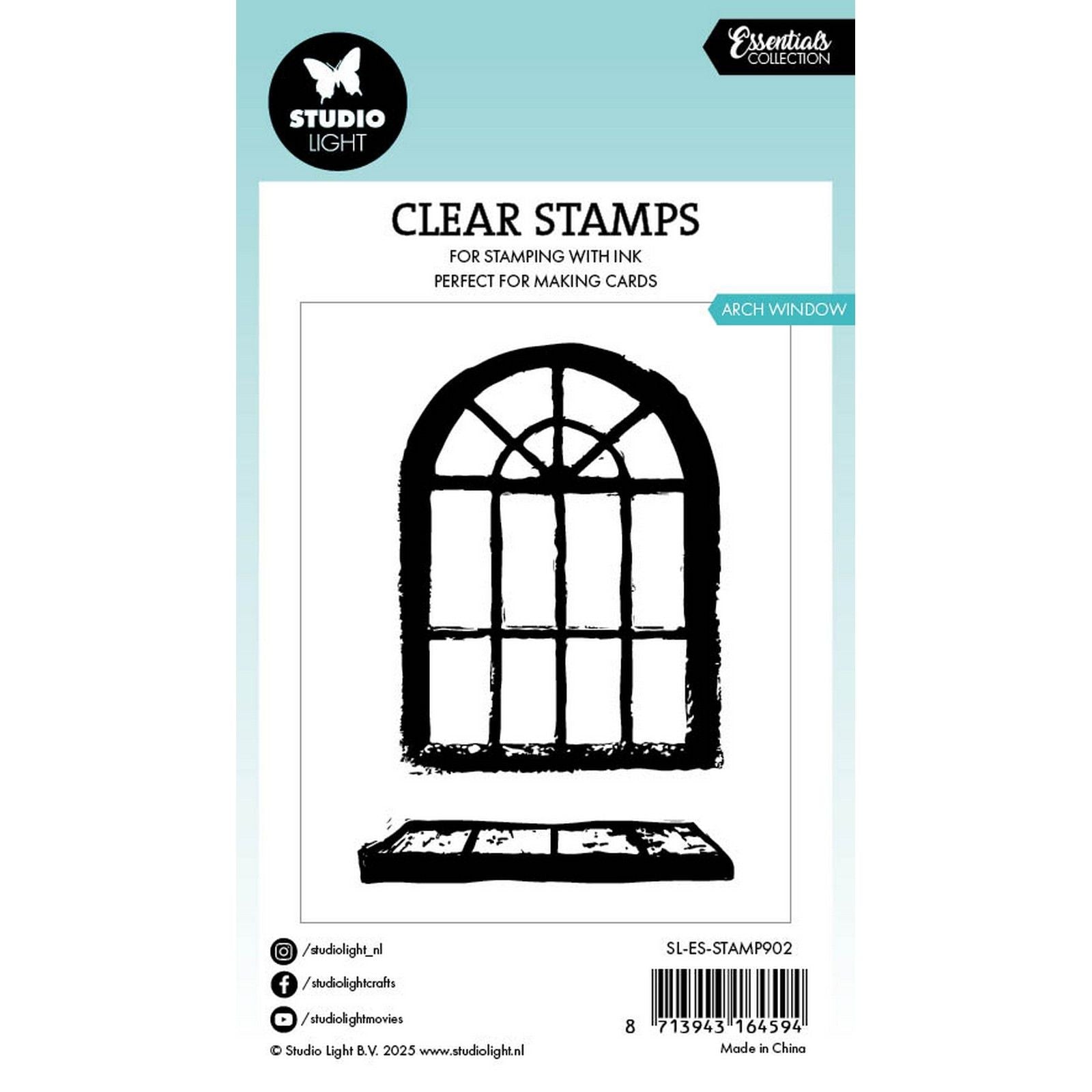 Studioleuchte • Clear Stamp Arch Window Essentials 60x86x3mm 2 Stück