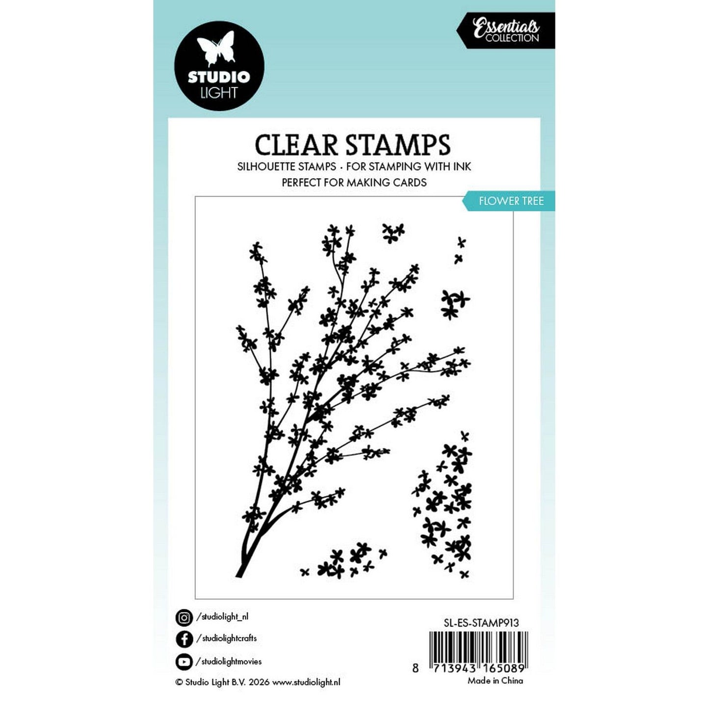 Studioleuchte • Essentials Clear Stamp Blumenbaum