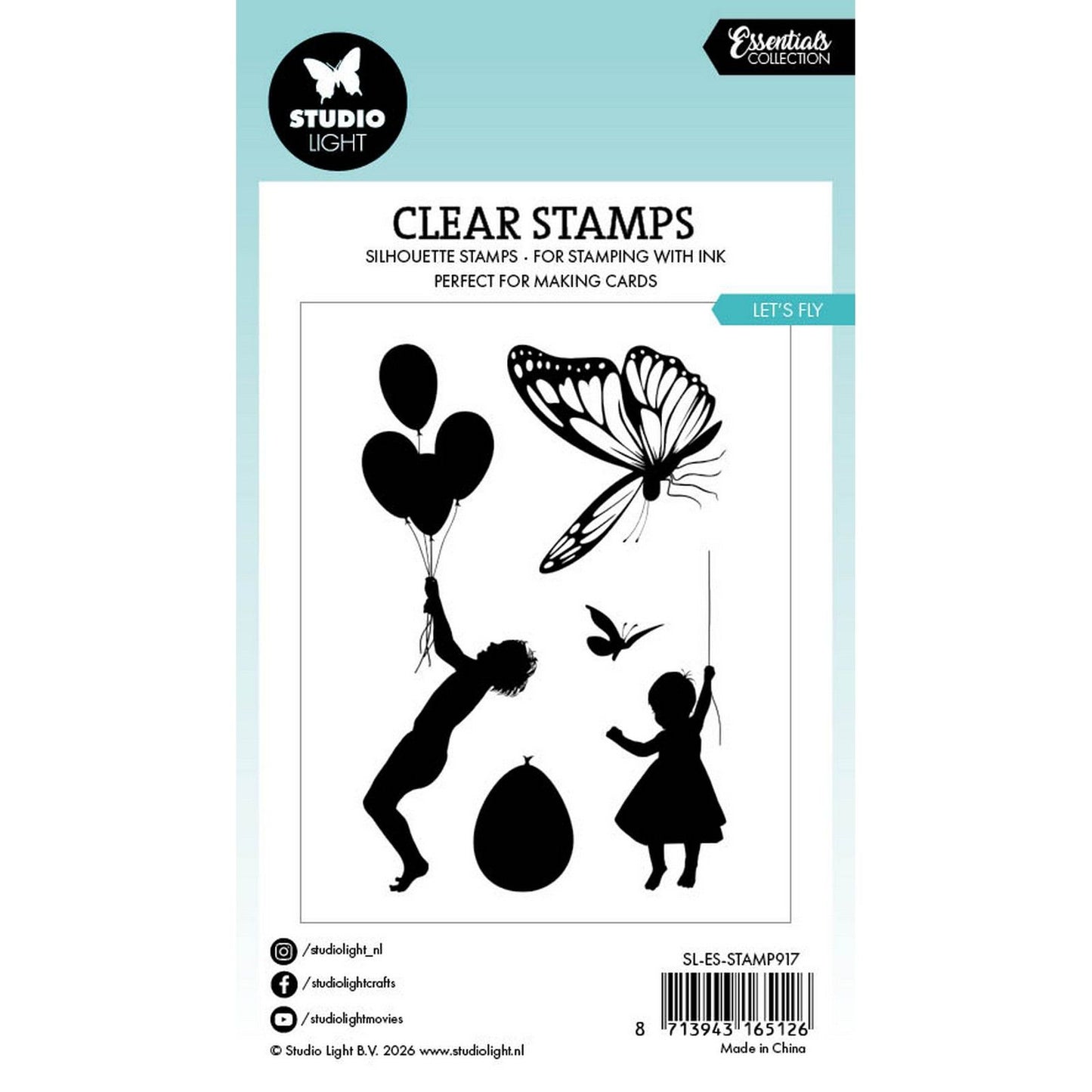 Studioleuchte • Essentials Clear Stamp Let's Fly