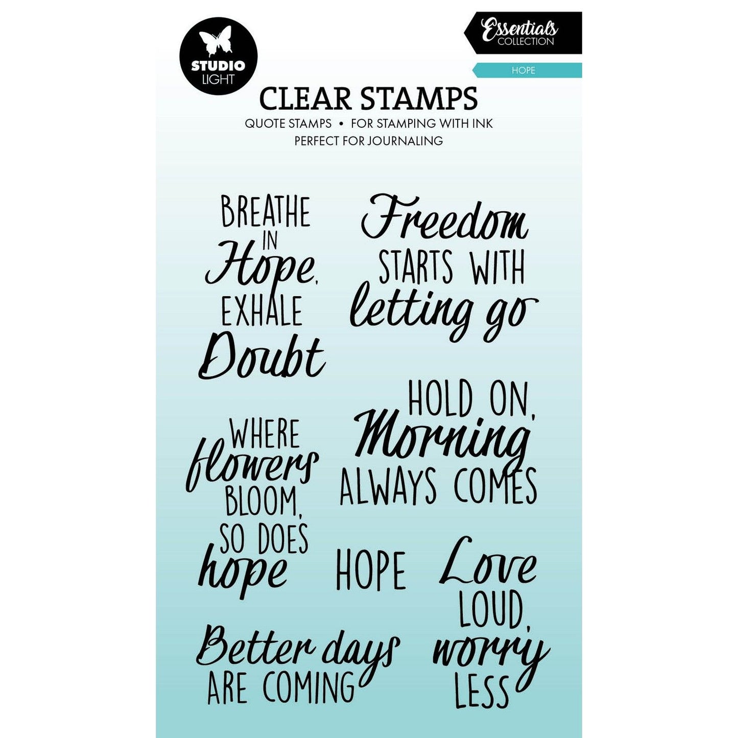 Studiolicht • Essentials Clear Stamp Zitate Hoffnung