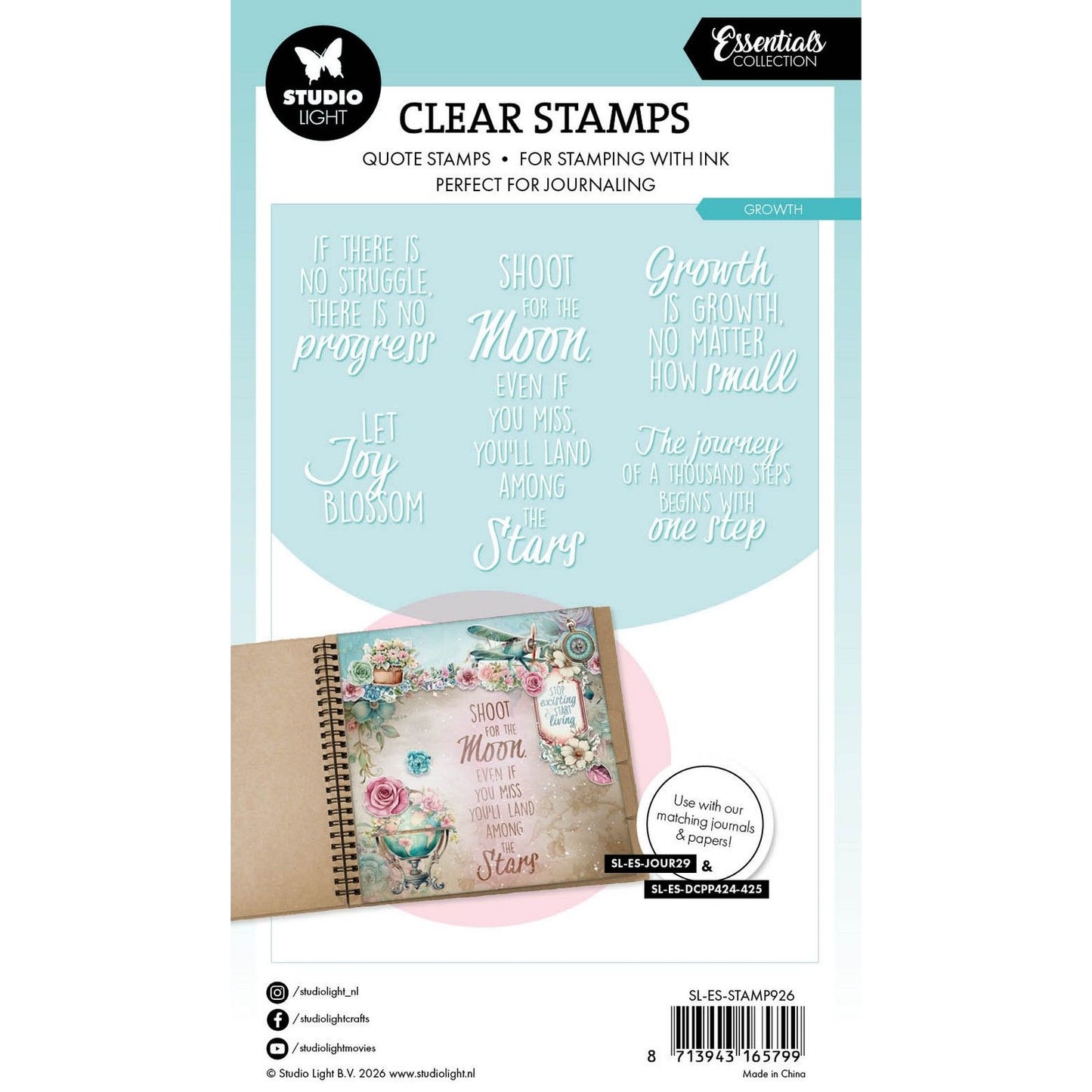 Studiolicht • Essentials Clear Stamp zitiert Wachstum