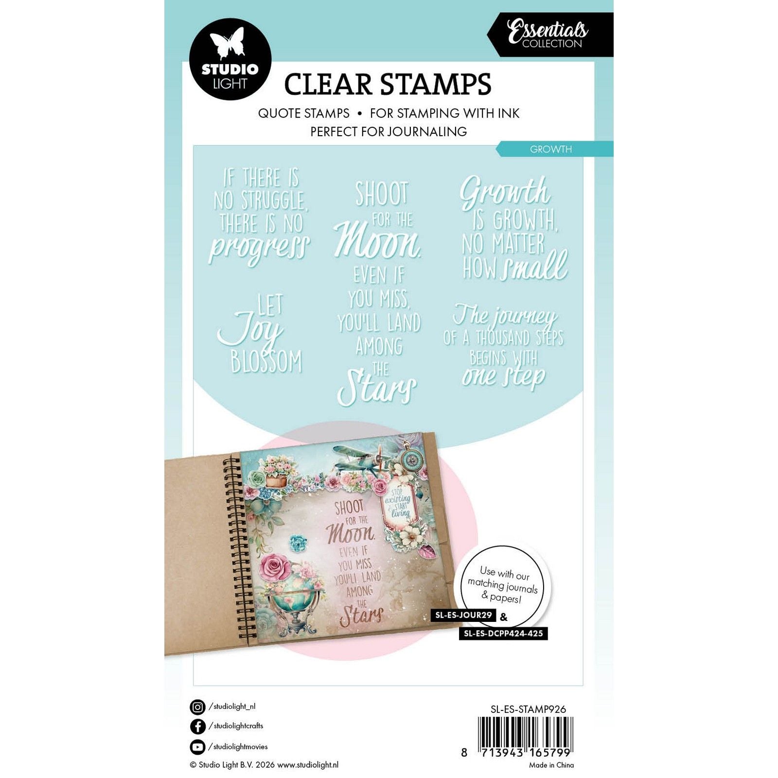Studiolicht • Essentials Clear Stamp zitiert Wachstum