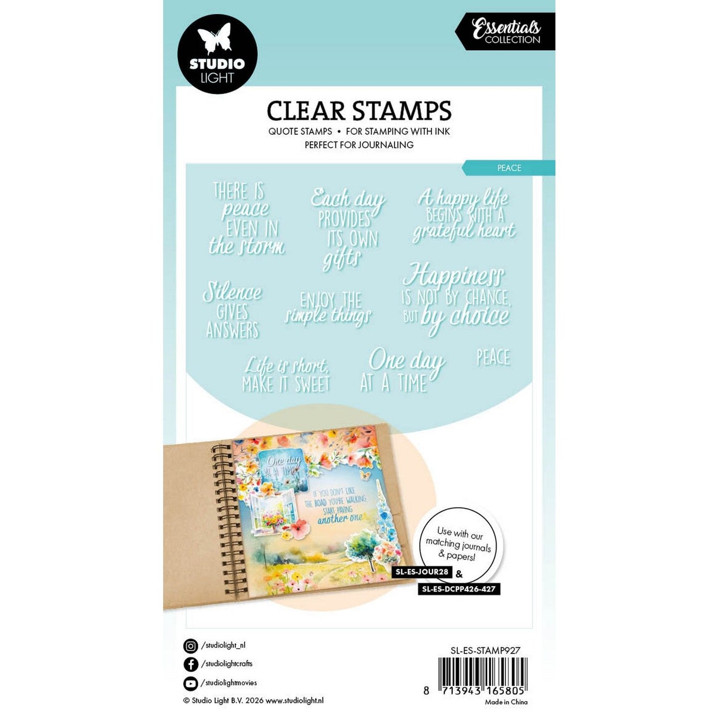 Studiolicht • Essentials Clear Stamp Zitate Frieden