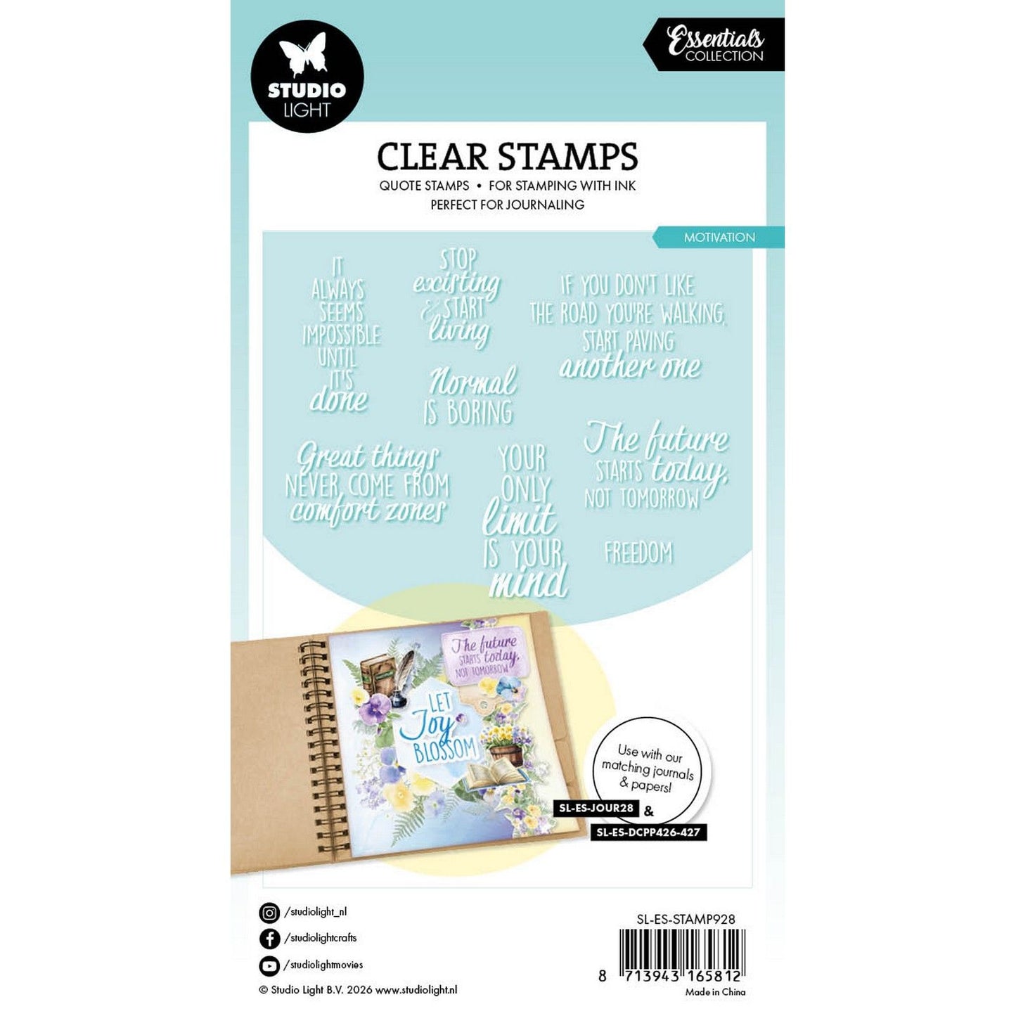 Studiolicht • Essentials Clear Stamp Zitate Motivation