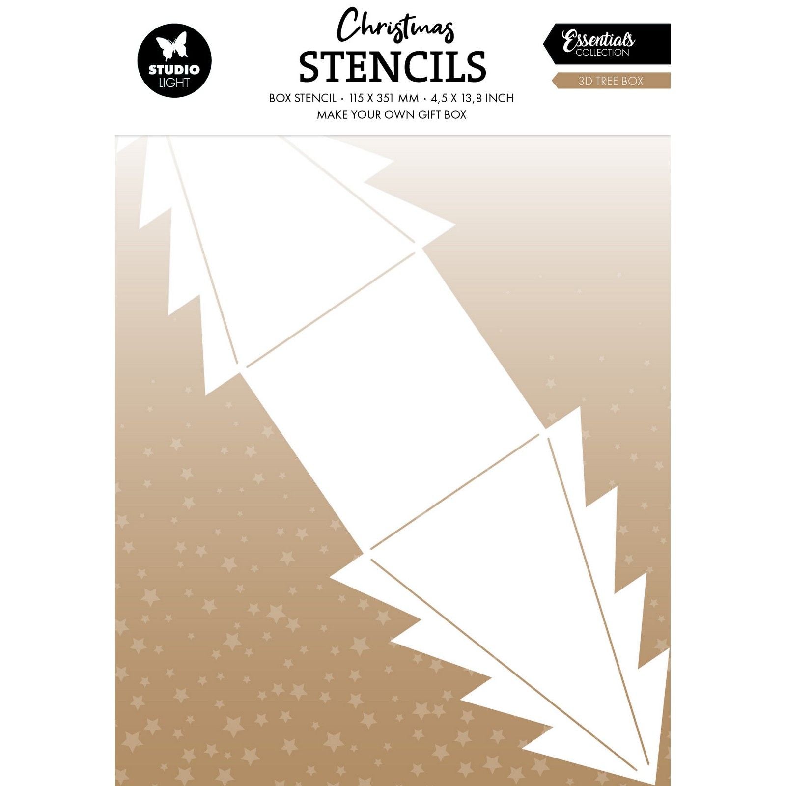 Studioleuchte • Essentials-Schablone, 3D-Baumkasten