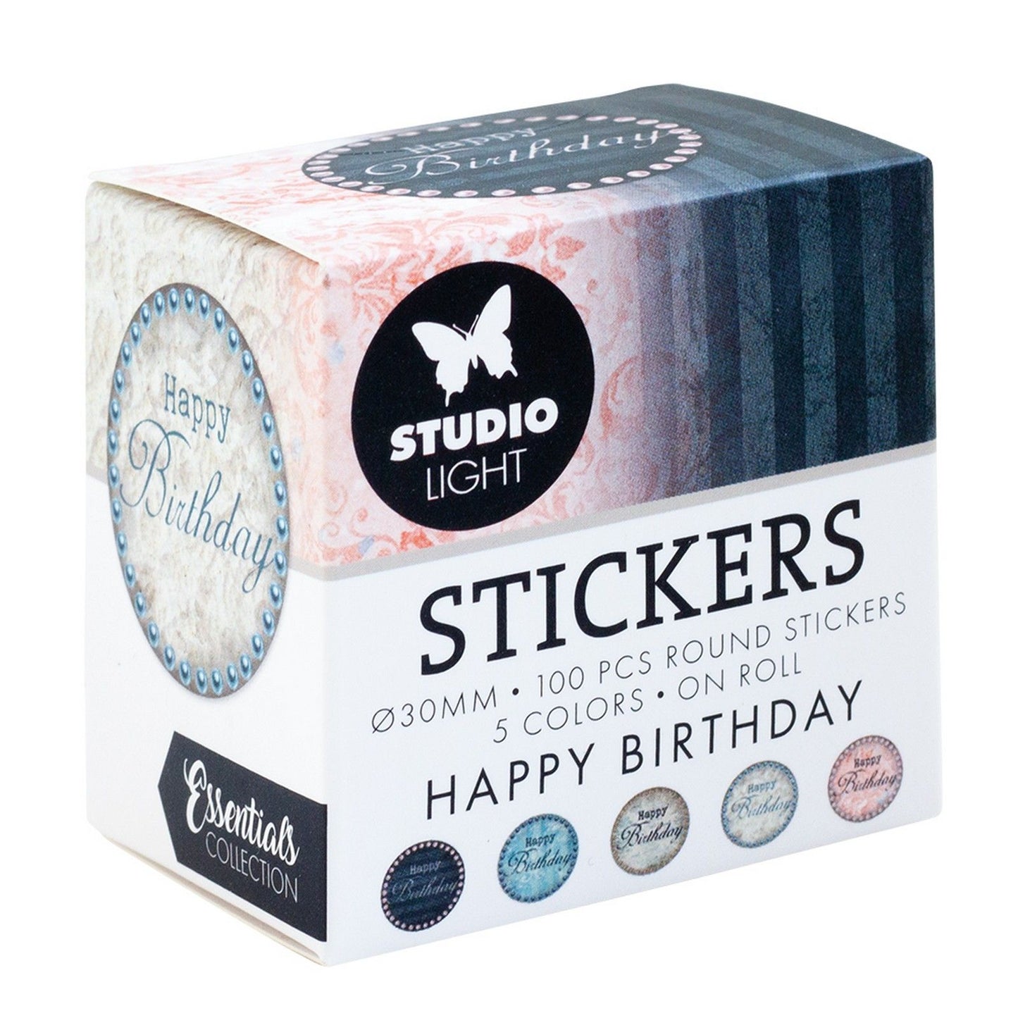 Studioleuchte • Essentials ø30mm Aufkleber Alles Gute zum Geburtstag